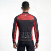 Herren-Fahrradjacke mit Farbblock-Aufdruck