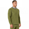 Reversible Herren-Unterwäsche-Oberteile aus farbblockiertem, doppelt gebürstetem Fleece