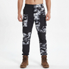 Wanderhose für Herren mit Camouflage-Print und Farbblockeinsätzen