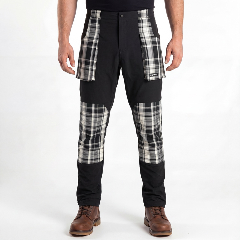 Aktive Herren-Hose im Camouflage-Design mit großen Taschen