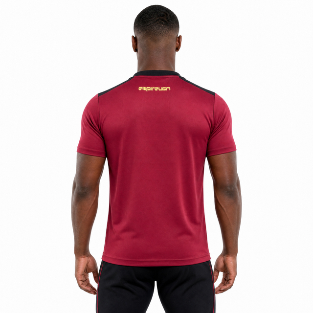 Herren-T-Shirt mit Opa-Knöpfen