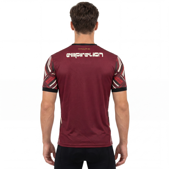 Herren-Sport-T-Shirt mit Farbblock-Volldruck