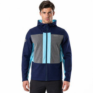 Herren-Kapuzenjacke mit Reißverschluss, zum Wandern, Bergsteigen, Alpinismus, Laufen, Farbblockierung