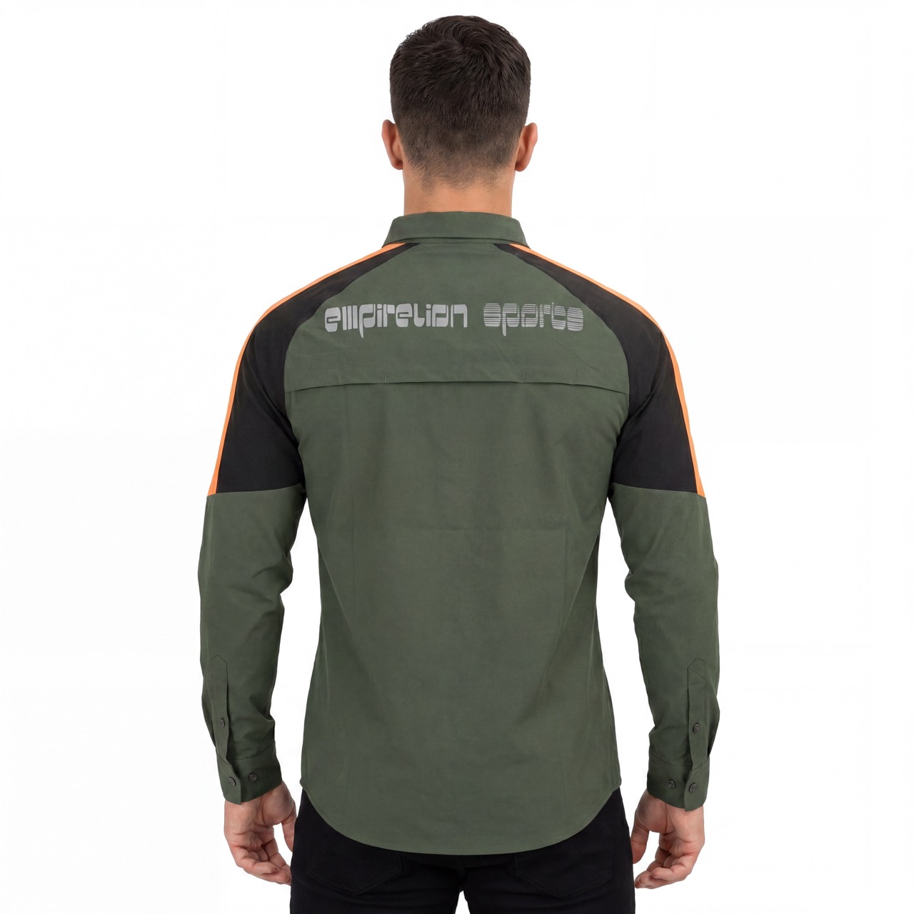 Herren-Hemden zum Trekking, Wandern, Camping, Angeln, Spazierengehen, kühlender Rücken und Achselhöhlen-Belüftung, mit Druckknöpfen und Shoudler-Einsatz