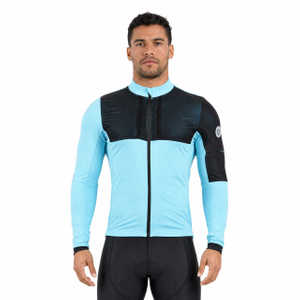 Herren-Fleece-Radjacke mit Netztasche und doppelter Gesäßtasche