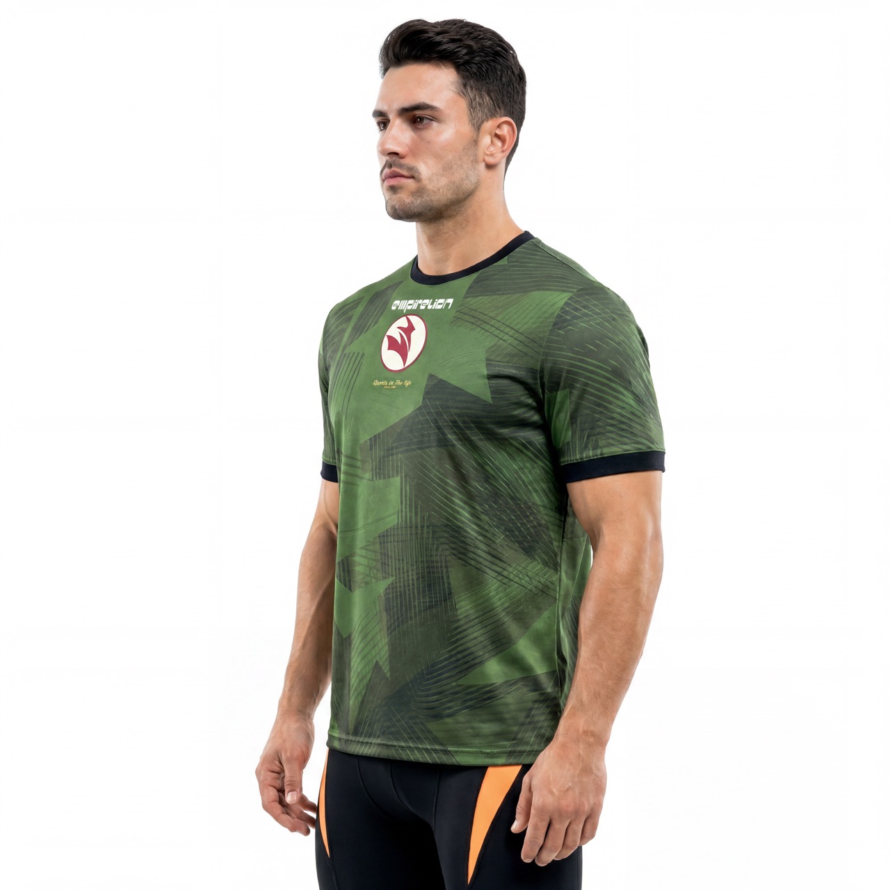 Herren-T-Shirt mit Allover-Print-Logo