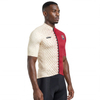 Kurzärmliges Radtrikot mit Allover-Print