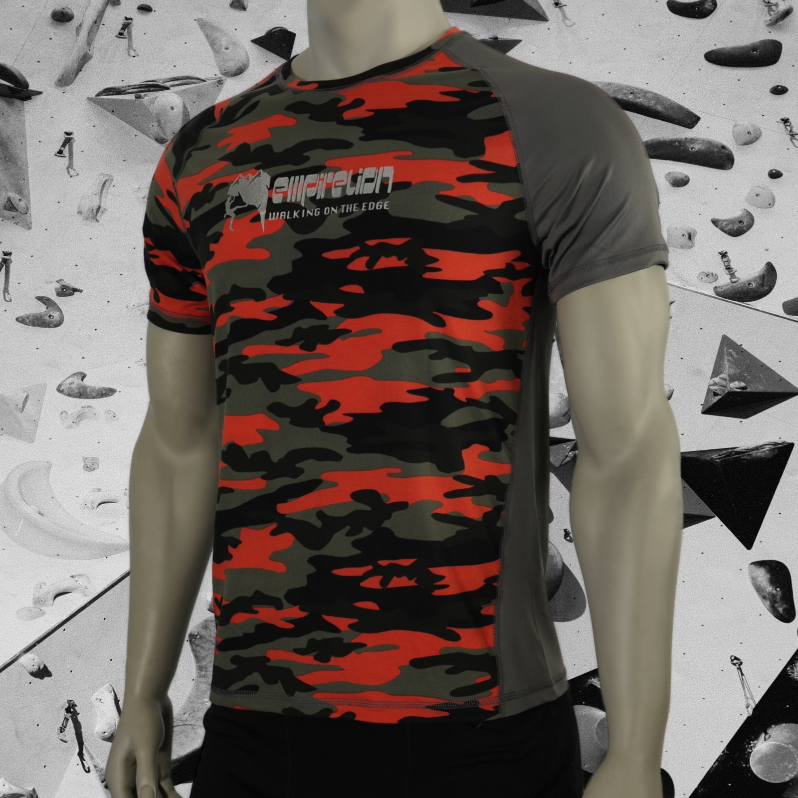 Orange -Klettern Tee