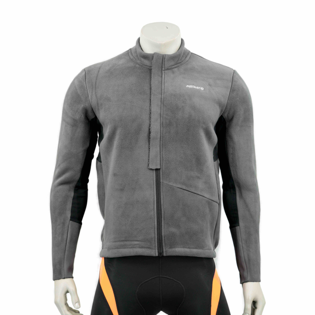 Herren mit schwerem Gewicht verklebte Fleece -Winter -Fahrradjacke