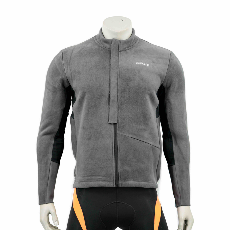 Herren mit schwerem Gewicht verklebte Fleece -Winter -Fahrradjacke