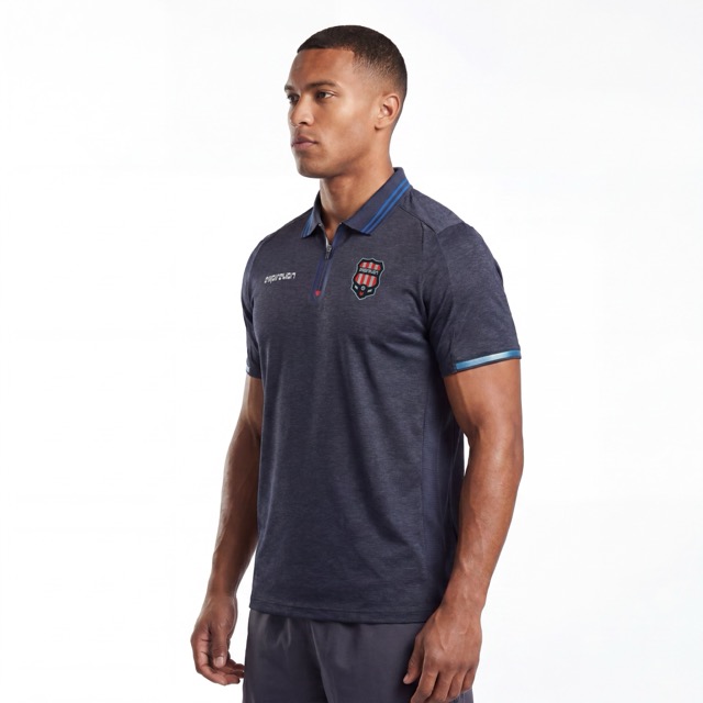 Colorblock-Poloshirt für Herren, Footabl Trian Tops
