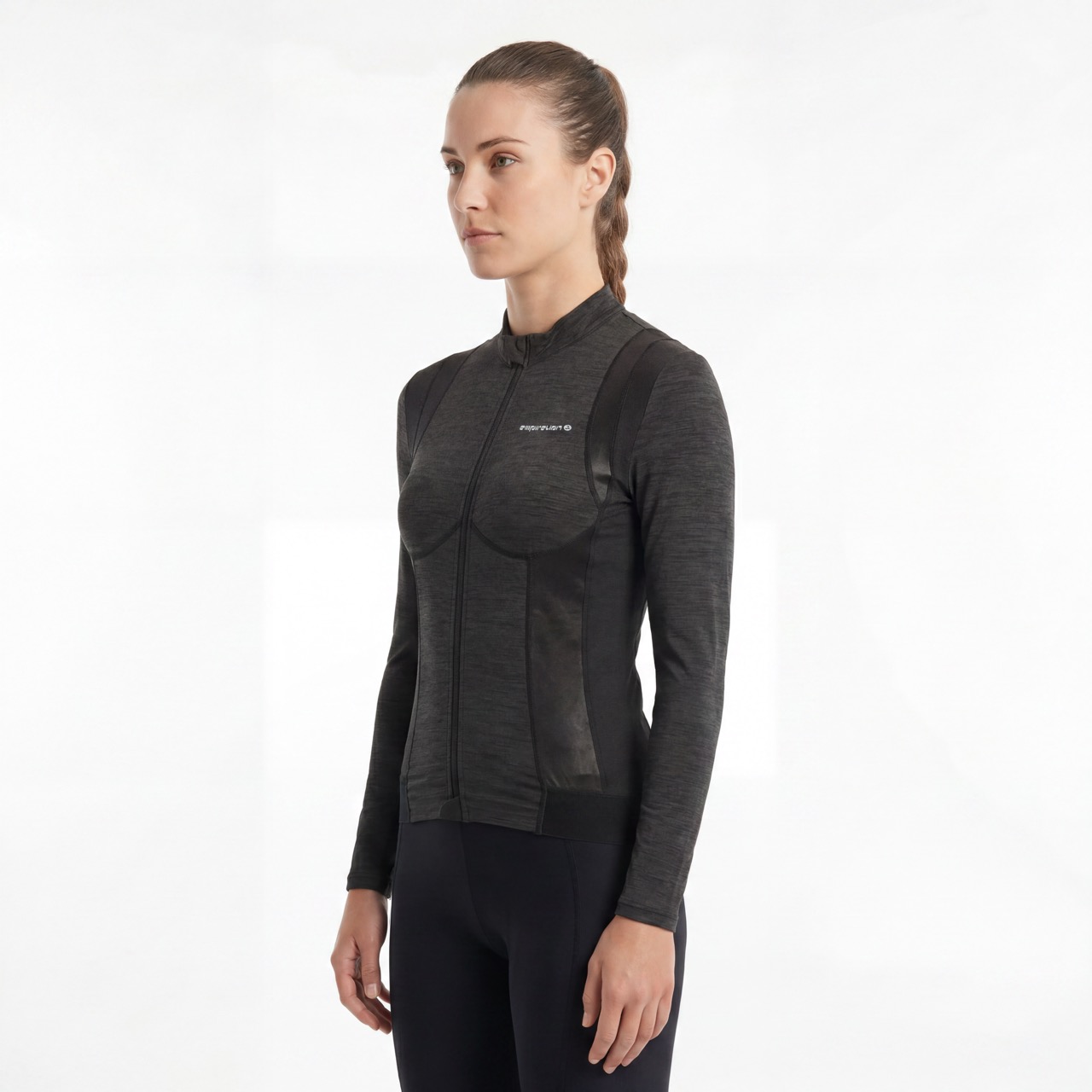 Damen-Radtrikotjacke mit Einsätzen