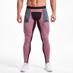 VMTR Herren-Baselayer-Leggings mit Farbblockdesign