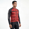 Herren-Fahrradjacke mit Farbblock-Aufdruck