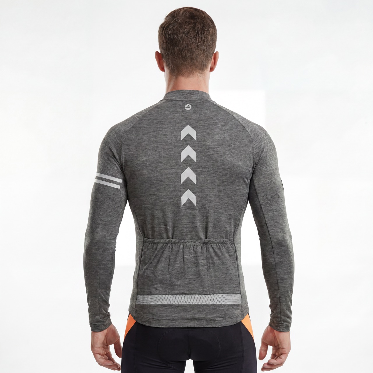 Herren-Pro-Team-Langarmjacke aus mittelschwerem Jersey