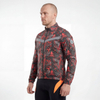 Wasserfeste Regenradjacke mit Allover-Print und reflektierendem Besatz
