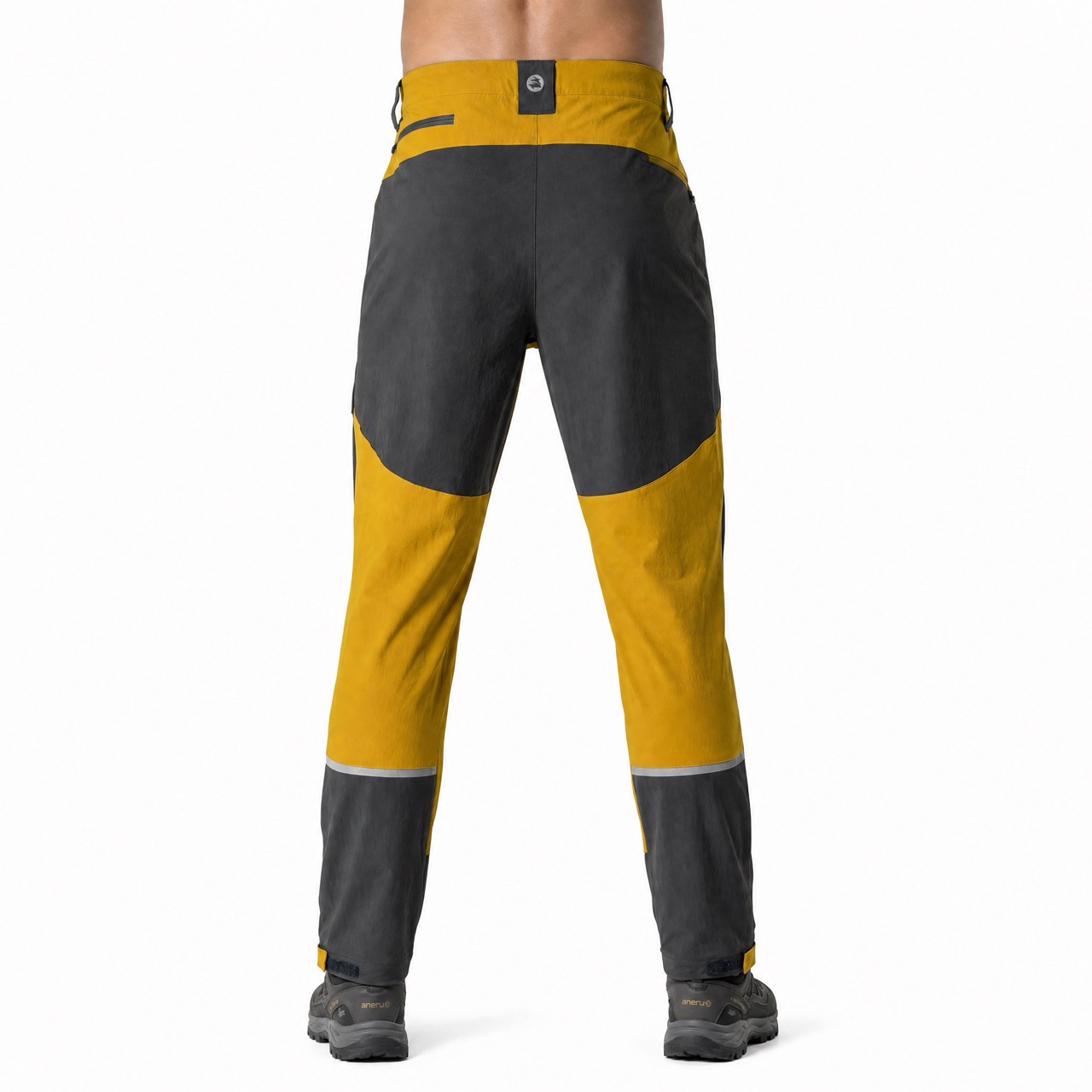 Herren-Wander-Schneehose, Farbblock-Trekkinghose