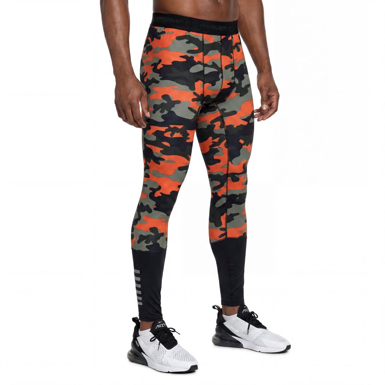 Baselayer-Jerseyhose für Herren mit Camouflage-Print