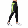 Windfeste Herren-Baselayer-2-in-1-Baselayer-Hose mit verstellbarer Taille für den Außenbereich mit Steppmuster und Farbblock