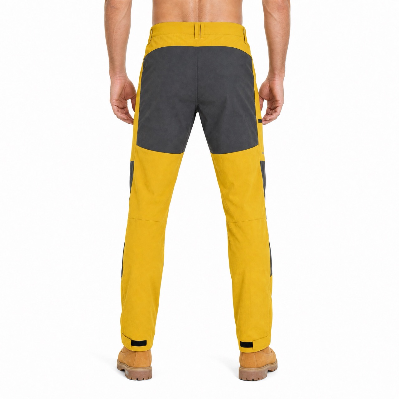 Farbblock-Trekkinghose für Herren, Wanderhose mit elastischem Bund