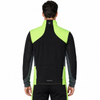 Windfeste Herren-Outdoor-Jacke mit Stepp-Farbblock und Fluro-Besatz