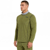 Reversible Herren-Unterwäsche-Oberteile aus farbblockiertem, doppelt gebürstetem Fleece