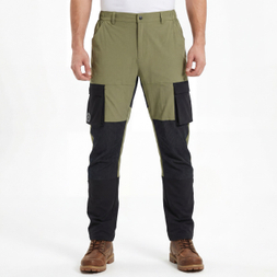 Herren-Sportmode-Cargohose, Farbblock-Trekkinghose