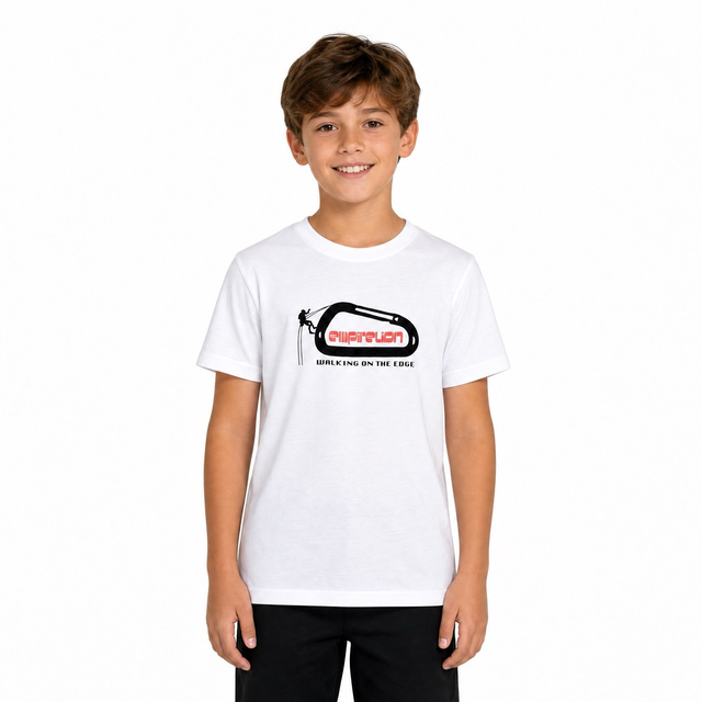Kurzarm-T-Shirt zum Klettern für Jungen