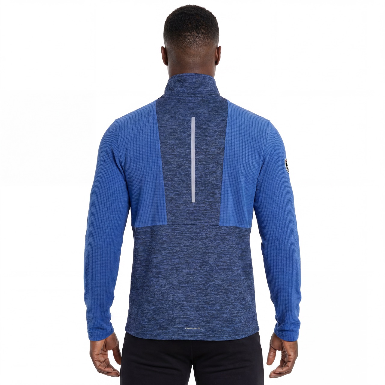 Mittelschwere Herren-Trekking-Laufjacke mit durchgehendem Reißverschluss