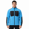 Herren-Jacke mit Reißverschluss, Camping, Wandern, Bergsteigen, Alpinismus, Quilten, Farbblockierung