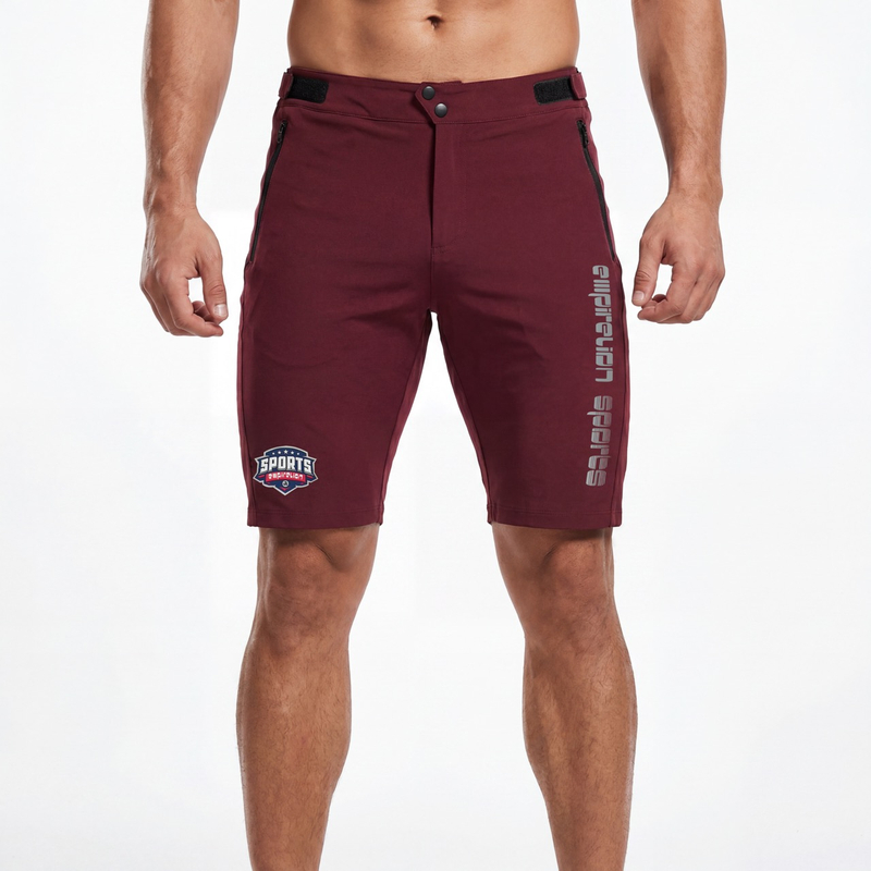 Reflektierende Herren-Shorts zum Radfahren und Wandern mit versiegelten Taschen