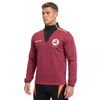 Herren-Sportjacke mit halbem Reißverschluss und Farbblock