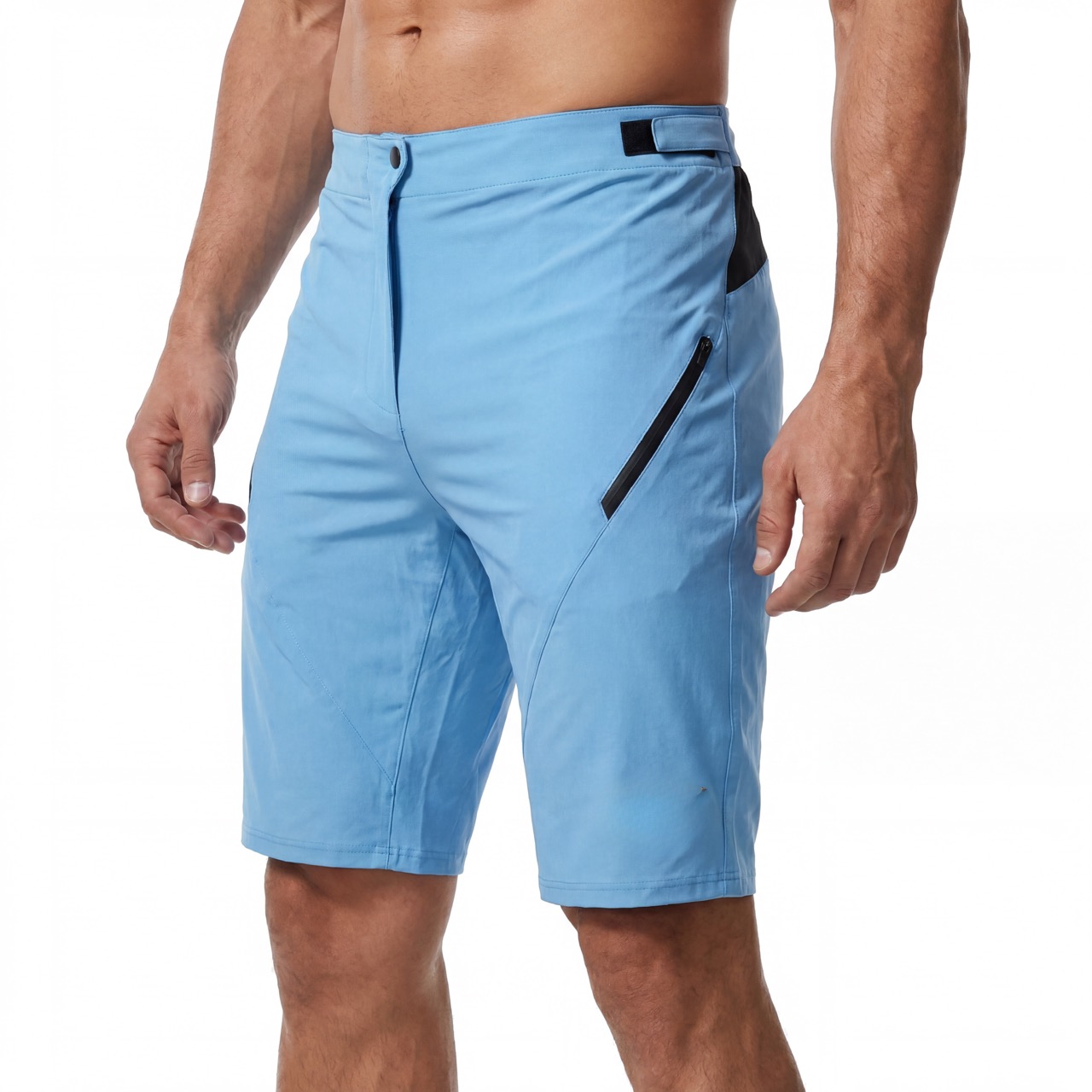 Herren-Shorts zum Radfahren und Wandern mit Reißverschlusstaschen