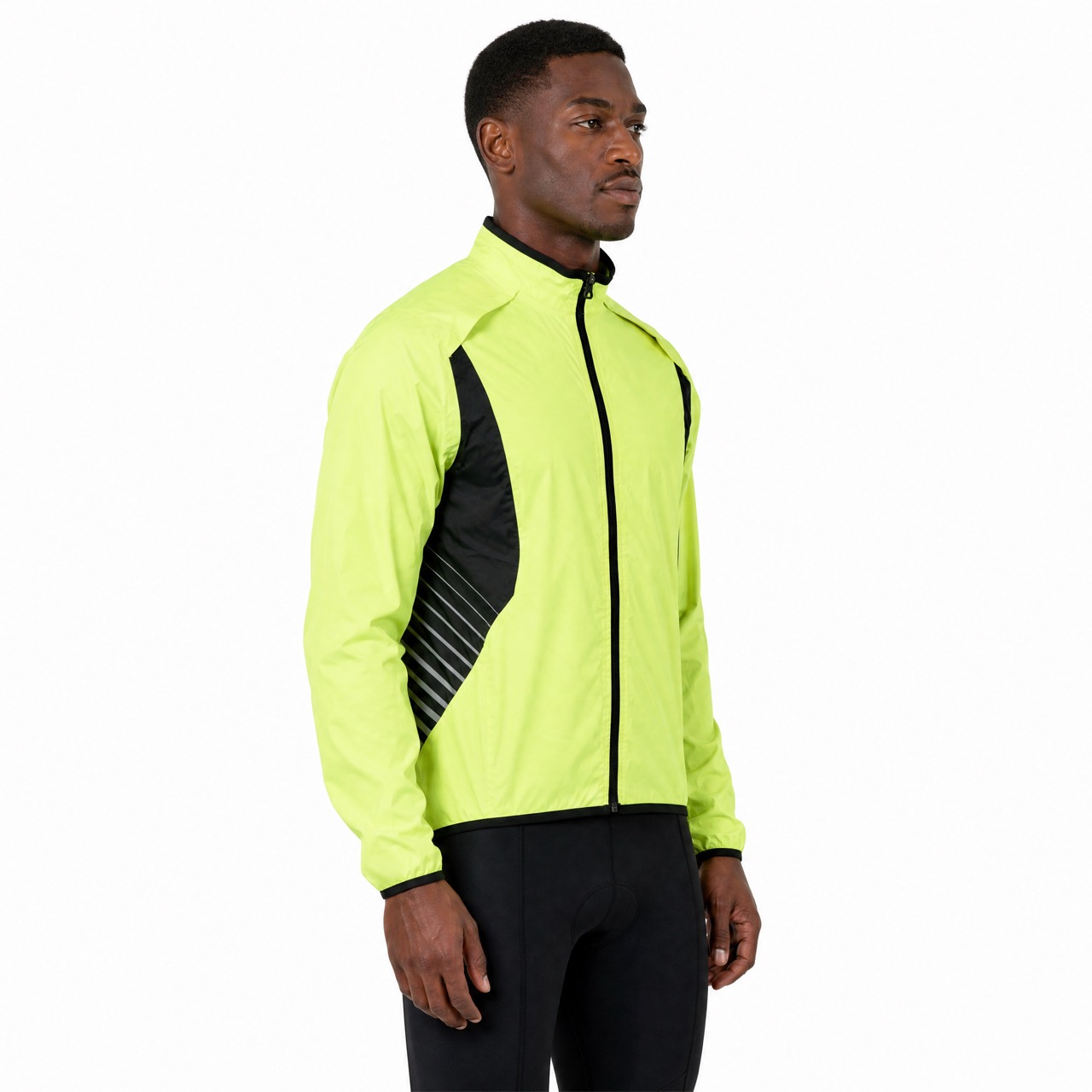 Winddichte, beschichtete Regen-Fahrradjacke für Herren