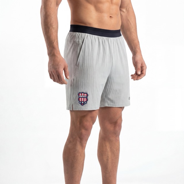 Herren-Laufshorts mit Fußball-Athletikstreifen