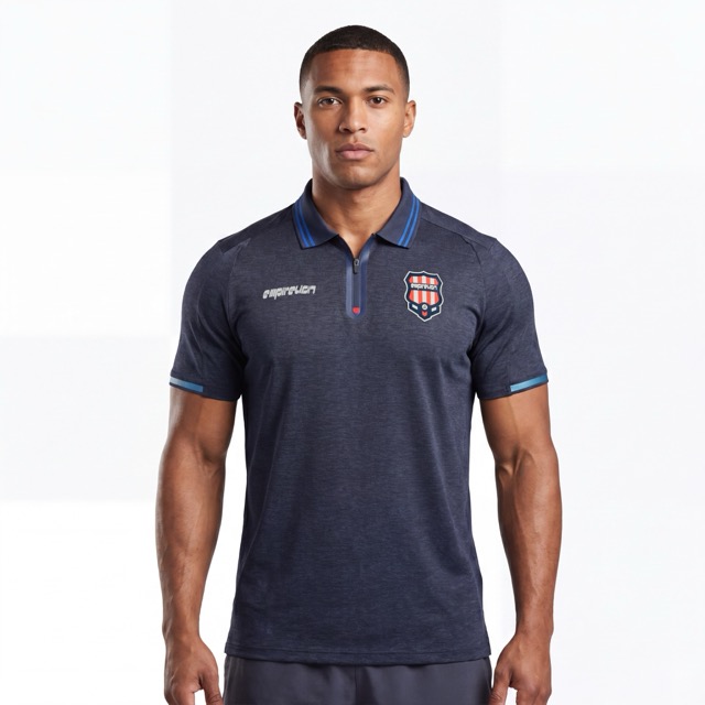 Colorblock-Poloshirt für Herren, Footabl Trian Tops