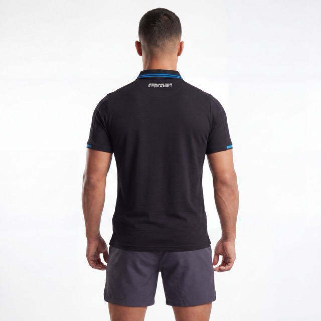 Colorblock-Poloshirt für Herren von Footabl Team mit kurzen Ärmeln