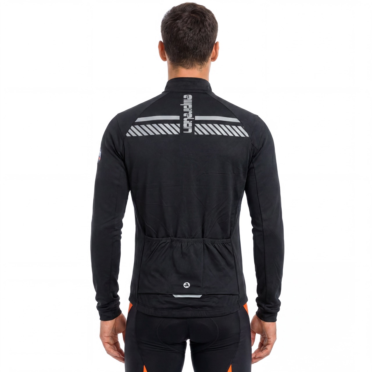 Reflektierende gepolsterte Herren-Fahrradjacke