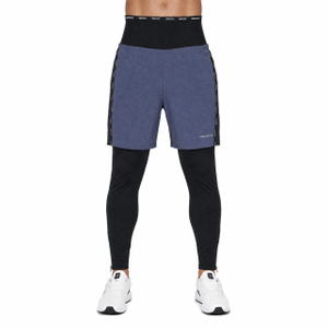 Windfeste Herren-Baselayer-2-in-1-Hose mit hohem Bund