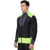 Windfeste Herren-Outdoor-Jacke mit Stepp-Farbblock und Fluro-Besatz