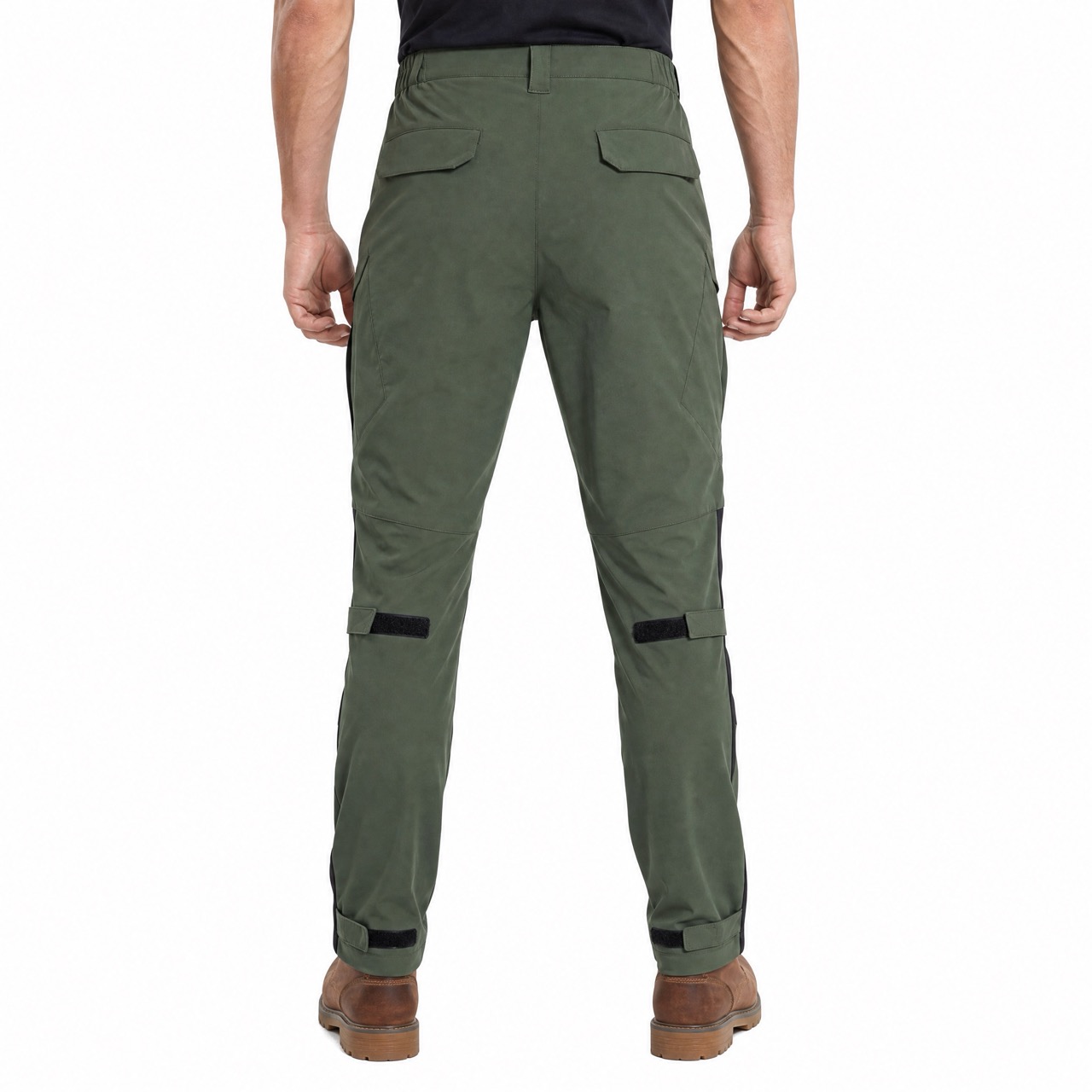 Stilvolle Herren-Wanderhose mit Einsätzen, verstellbarem Knie und großen Taschen