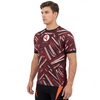 Herren-Sport-T-Shirt mit Farbblock-Volldruck