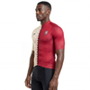Kurzärmliges Radtrikot mit Allover-Print