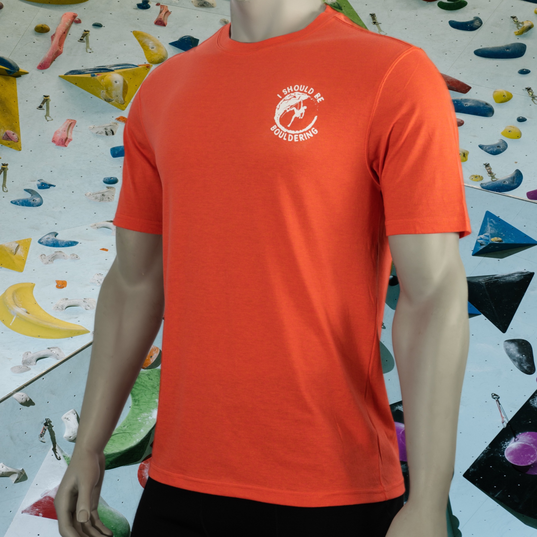 Orangefarbenes T -Shirt