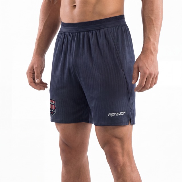 Herren-Laufshorts mit Fußball-Athletikstreifen