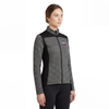 Gesteppte Farbblock-Fahrradjacke für Damen