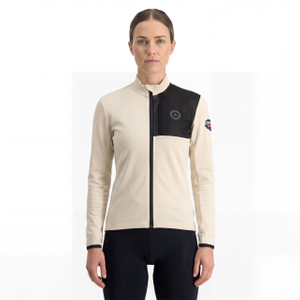 Damen-Fahrradjacke mit Mesh-Besatz und Tasche