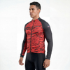Herren-Fahrradjacke mit Farbblock-Aufdruck