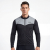 Reflektierende Panel-Reißverschluss-Radsport-Laufjacke