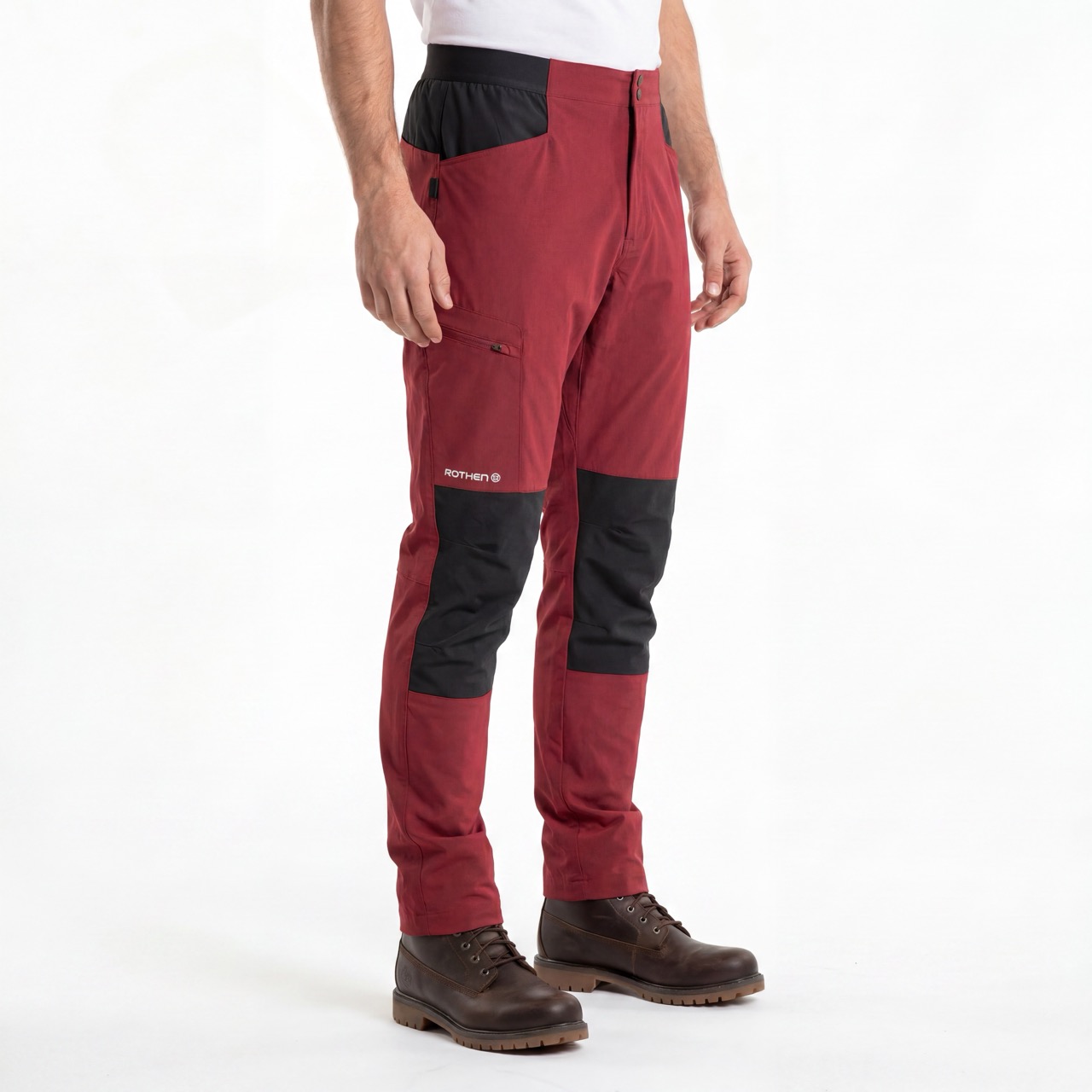 Herren-Sportmode-Sonw-Hose, Farbblock-Trekkinghose